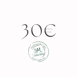 Kinkekaart 30€